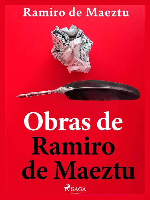 Title details for Obras de Ramiro de Maeztu by Ramiro de Maeztu - Available